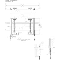 LSM1U wandbeugel 42-85inch