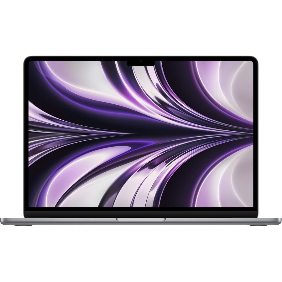 MacBook Air 13.6-inch (2022) M2 8-core CPU - 8GB ram - 8-core GPU - 256GB ssd - Qwerty - Grijs - Nieuw