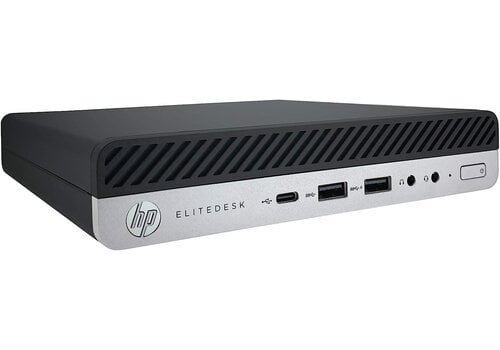  HP ProDesk 600 G4 - Intel Core i3-8100T - 8GB - 128GB SSD - Wi-Fi 5 - Win 11 Home - Refurbished: Uitstekend 
