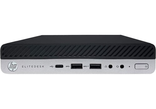  HP ProDesk 600 G4 - Intel Core i3-8100T - 8GB - 128GB SSD - Wi-Fi 5 - Win 11 Home - Refurbished: Goed 