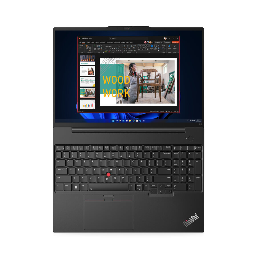 ThinkPad E16 Gen 1 - AMD Ryzen 5 7530U - 16GB - 512GB SSD - 16 inch WUXGA 1920x1200 - Verlicht toetsenbord - Fingerprint Scanner - Windows 11 Pro - Nieuw - QWERTY