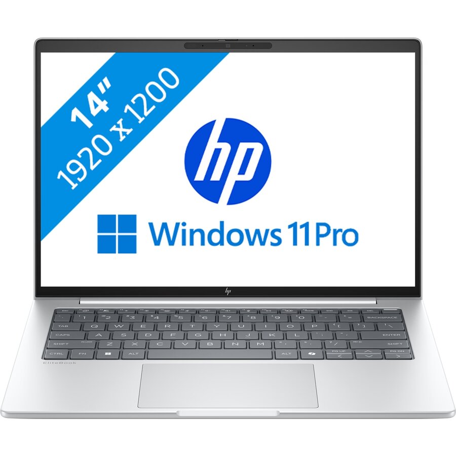Elitebook 8 G1i 14 (5G-WWAN)- Intel Core Ultra 7 265H - 32GB -512GB SSD - 14 inch WUXGA 1920x1200 Touchscreen - Verlicht toetsenbord - Win 11 Pro - Nieuw open doos - QWERTY