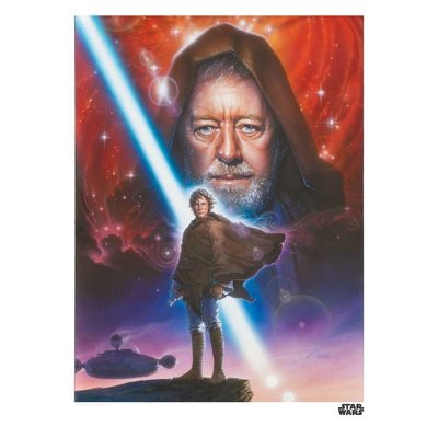 Star Wars Art Print Obi Wan 35 x 28 cm
