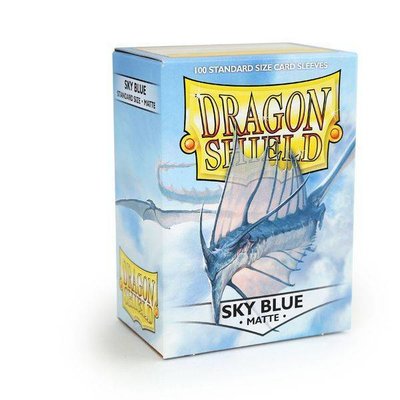 Dragon Shield Standard Sleeves Matte Sky Blue (100 Sleeves)