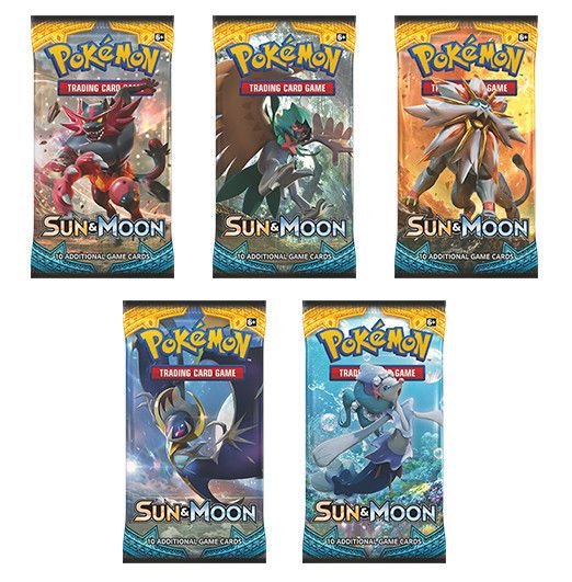 Sun Moon Booster Pack Fiction Store