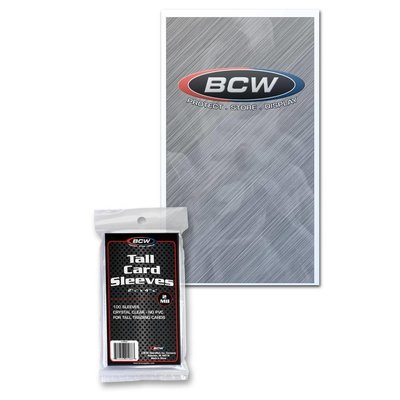 BCW Tall Card Sleeves - 2 5/8 X 4 13/16