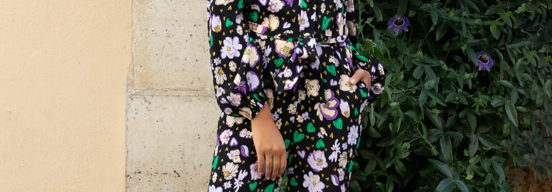 Fray Fleur De Pensée D'amour Jumpsuit