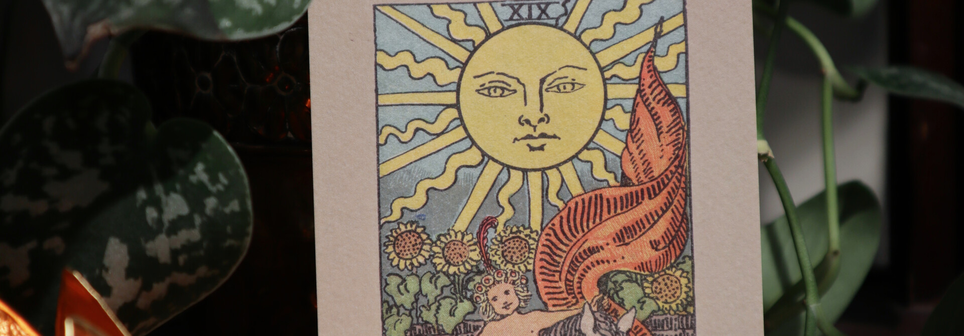 Tarot Postcard  THE SUN