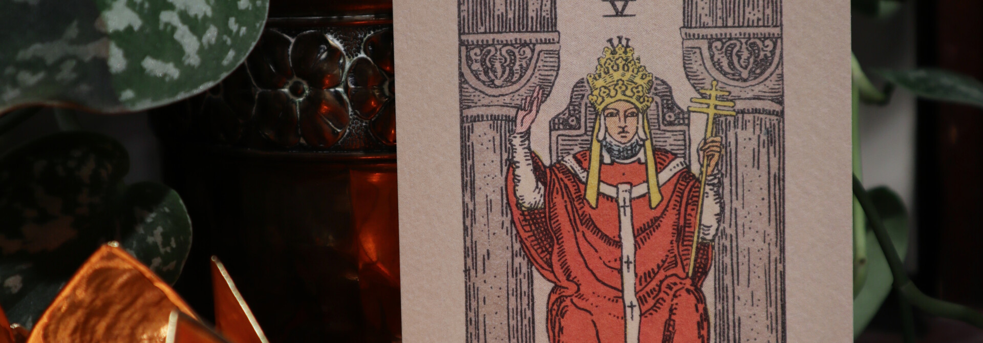 Tarot Postcard  THE HIEROPHANT