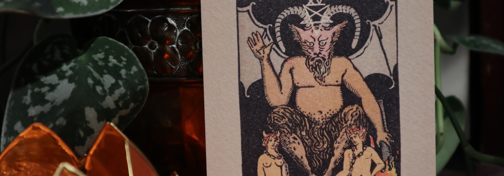 Tarot Postcard  THE DEVIL