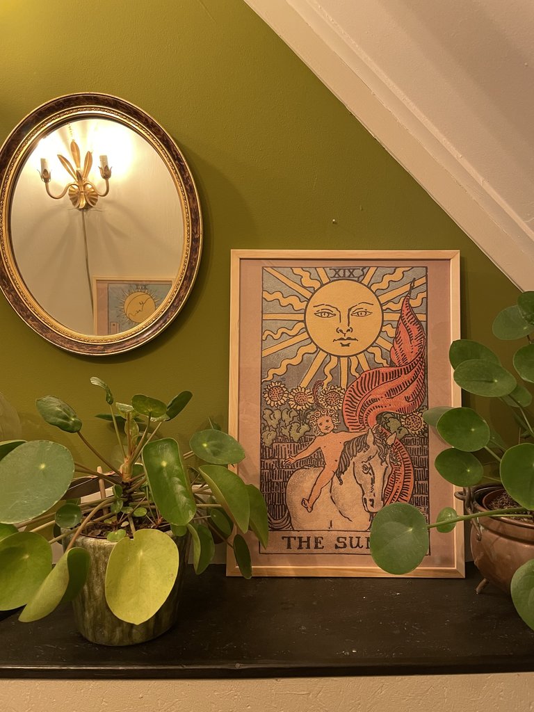 BLACKFISH Mystique Tarot Poster A3 THE SUN