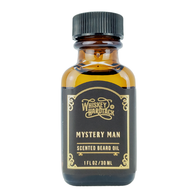 Whiskey 'N Hardtack ♣ Mystery Man - Dark Oud & Coconut Scented Premium Beard Oil