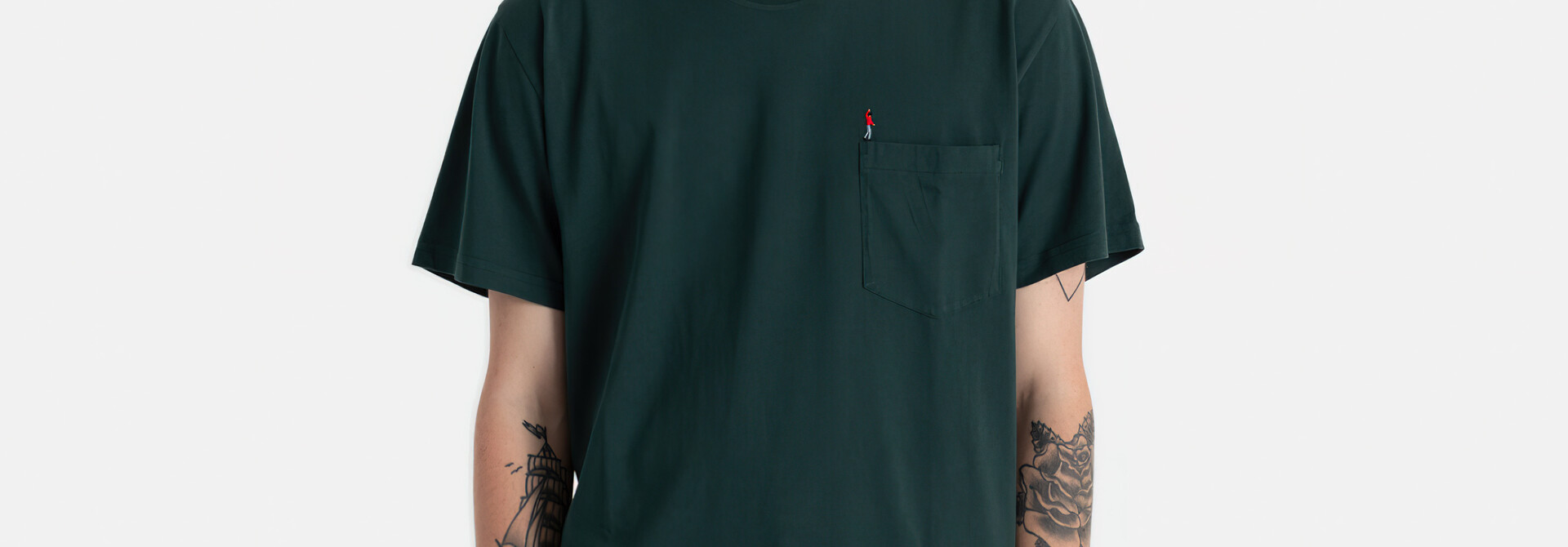 ♣ Dark Green Slackline Tee