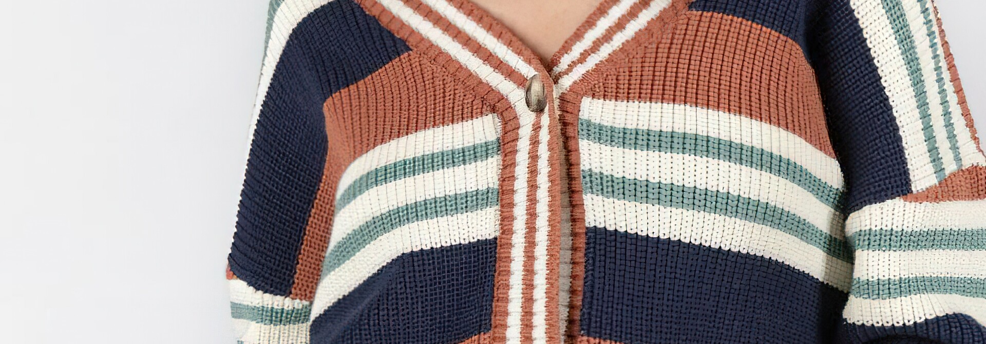 ♣ Mister Rogers Cable Knit Cardigan