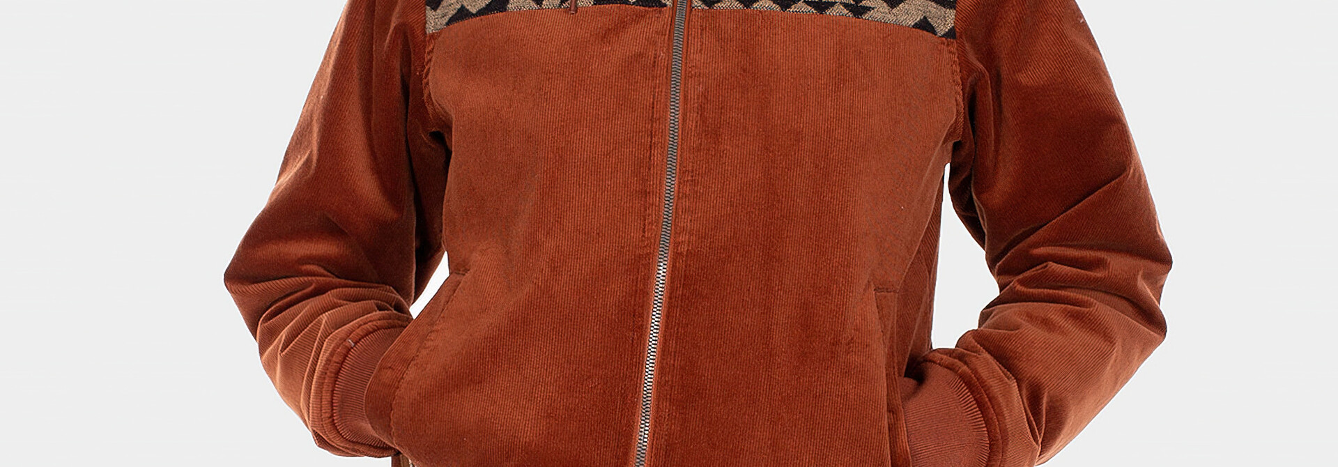 ♣ Indi Spice Corduroy Hooded Jacket