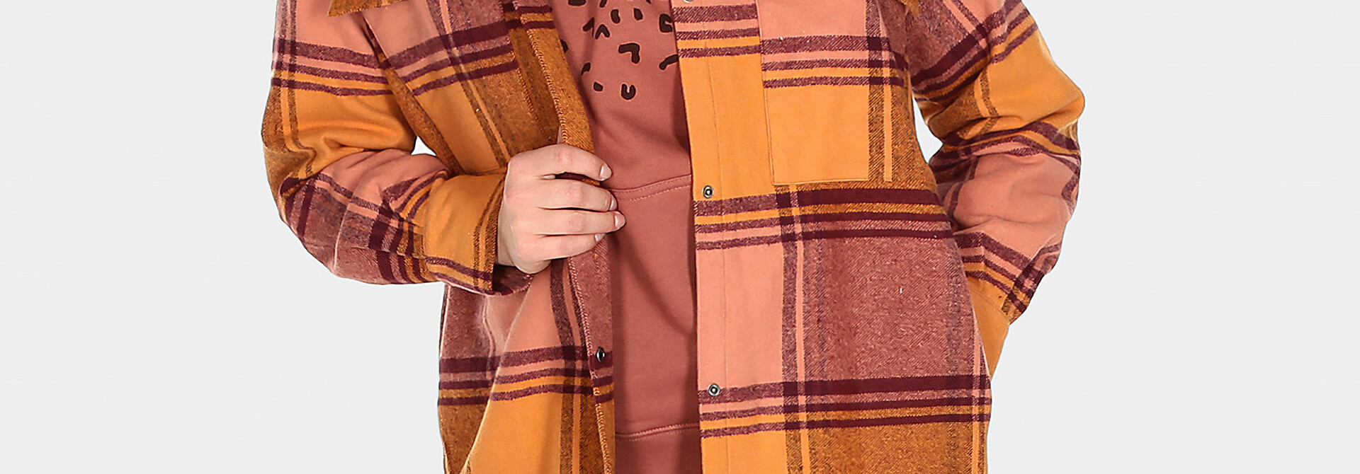 ♣ Checky Check Maroon Flannel