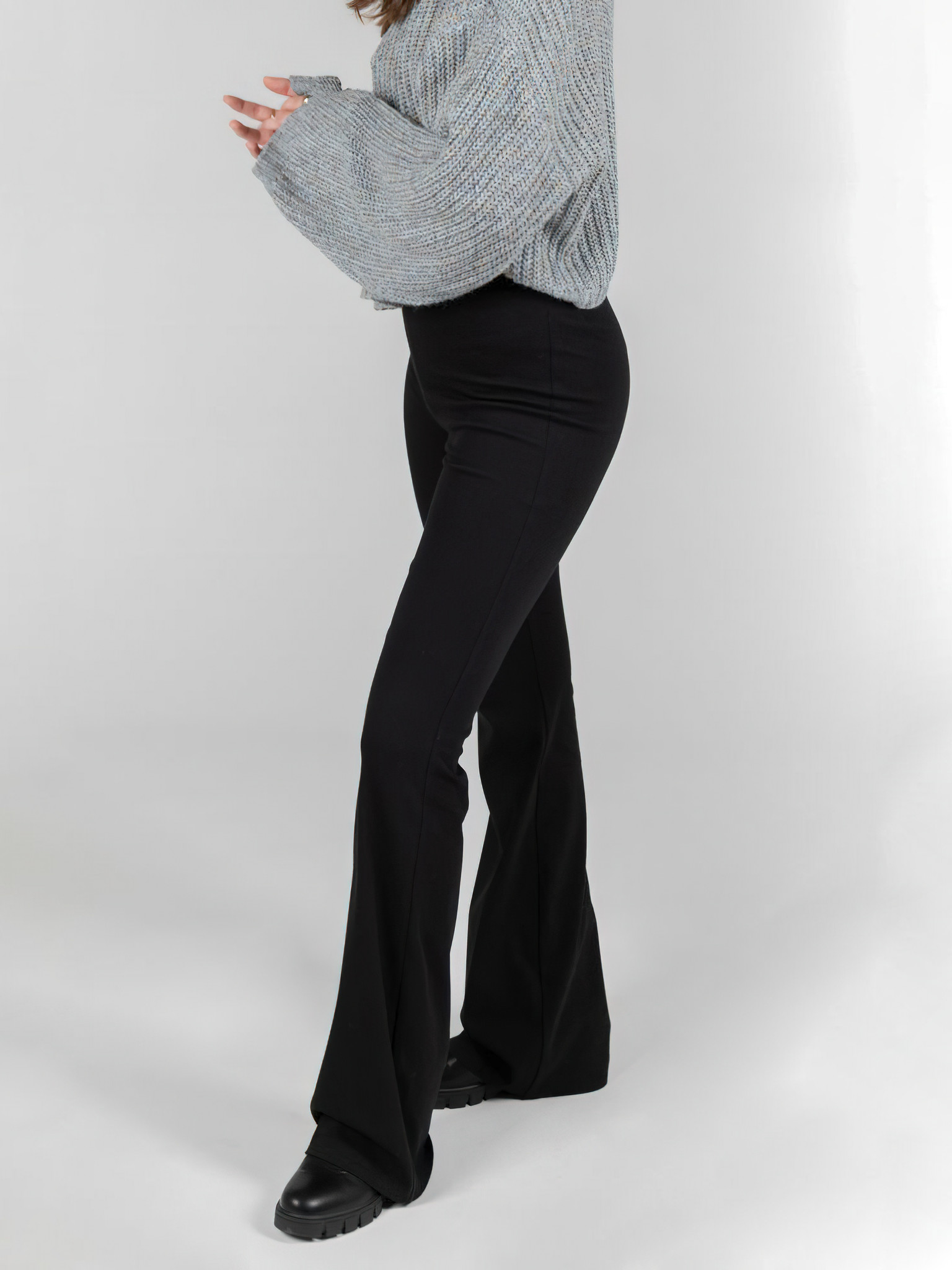 Swingin' Suede Black Flared Pants - BLACKFISH Brand New u0026 Vintage