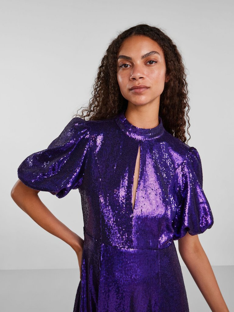 Y.A.S Yasspin Me Right Round Baby Sequin Dress