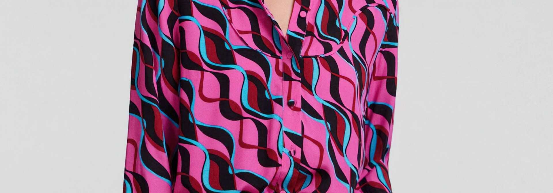 ♣ Yassippy Ki Yay Motherf*ckers Swirl Blouse