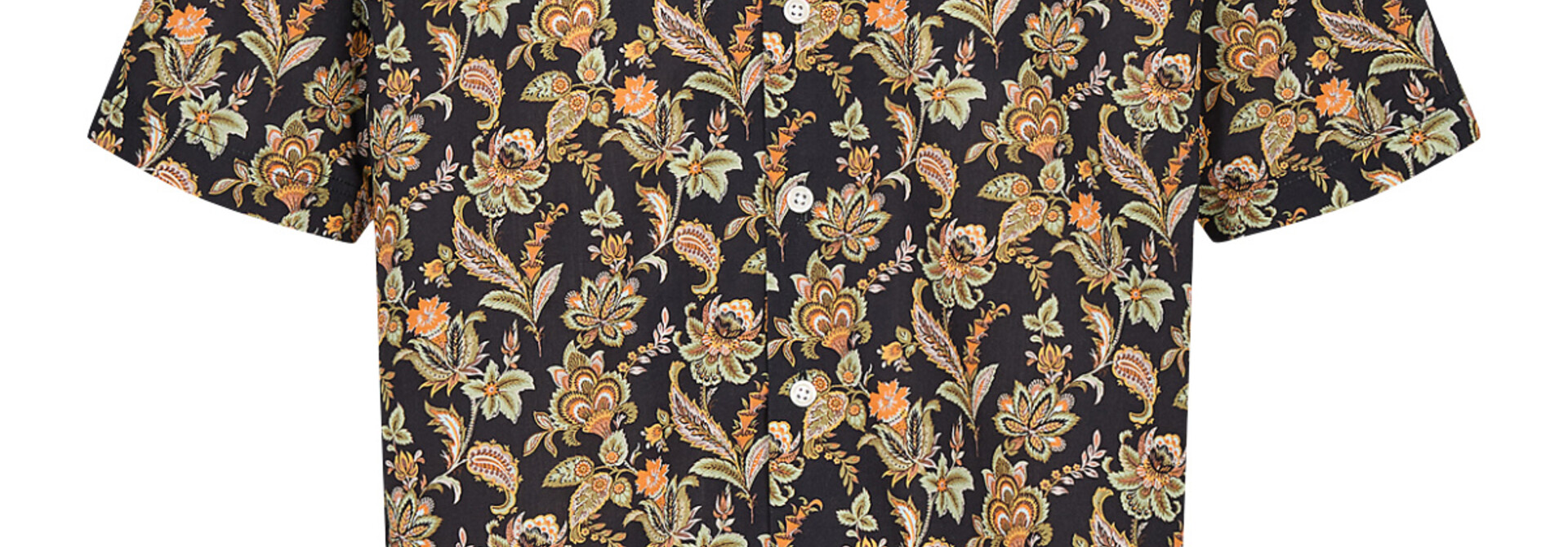 ♣ Akleo Dark Botanical Shirt