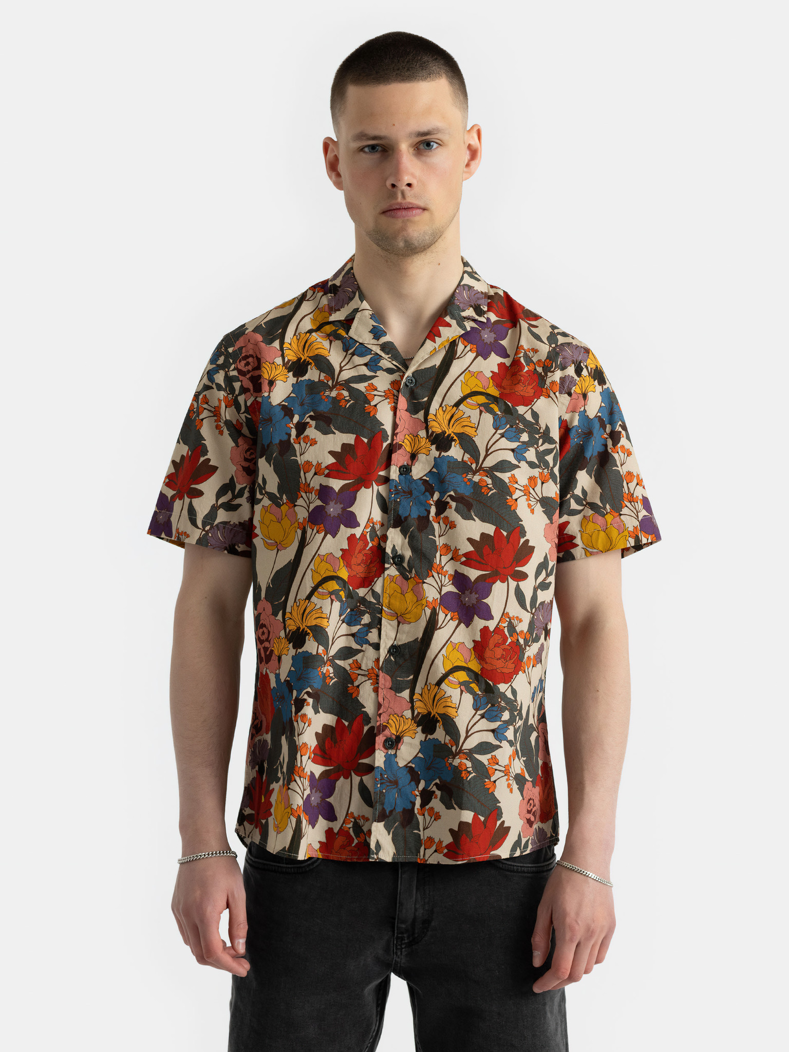 ♣ Bayamo Bouquet Cuban Shirt-1