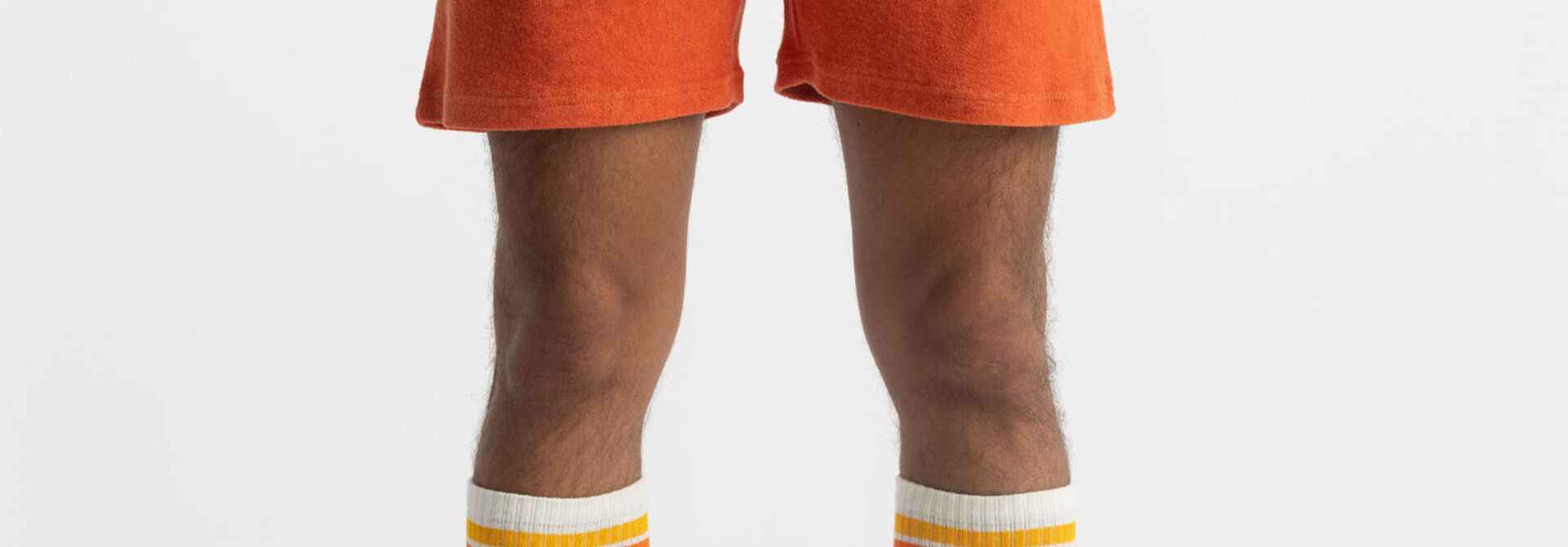 ♣ Fluff You Three Orange Shorts