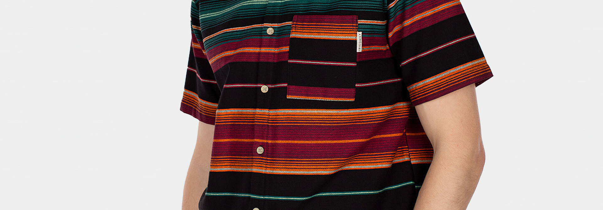 ♣ Santo Wavelength Stripey Shirt