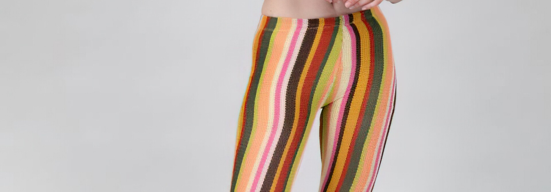 Rainbow Groovy Mama Crochet Pants