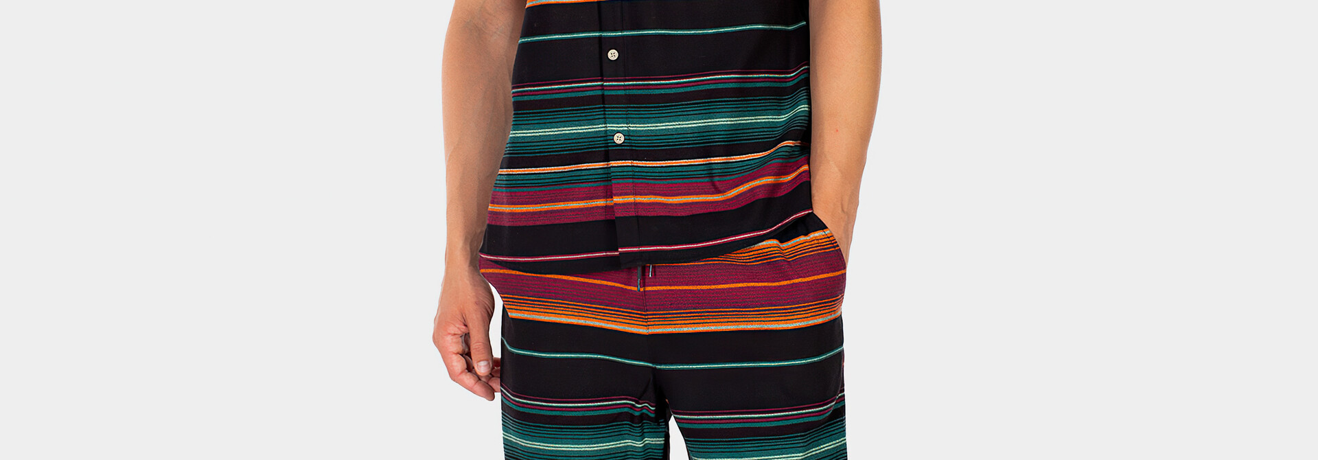 ♣ Santo Wavelength Stripey Shorts