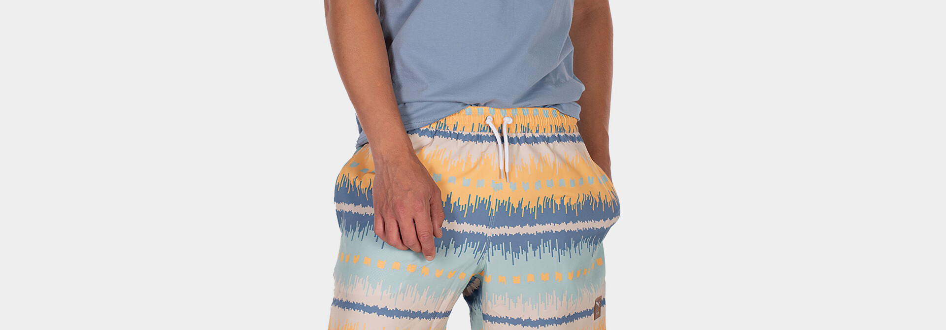 ♣ Crazy Fresh Pixel Beach Swim Shorts