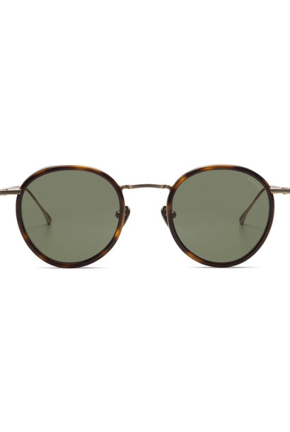 ♣ Dean White Gold Havana Sunglasses