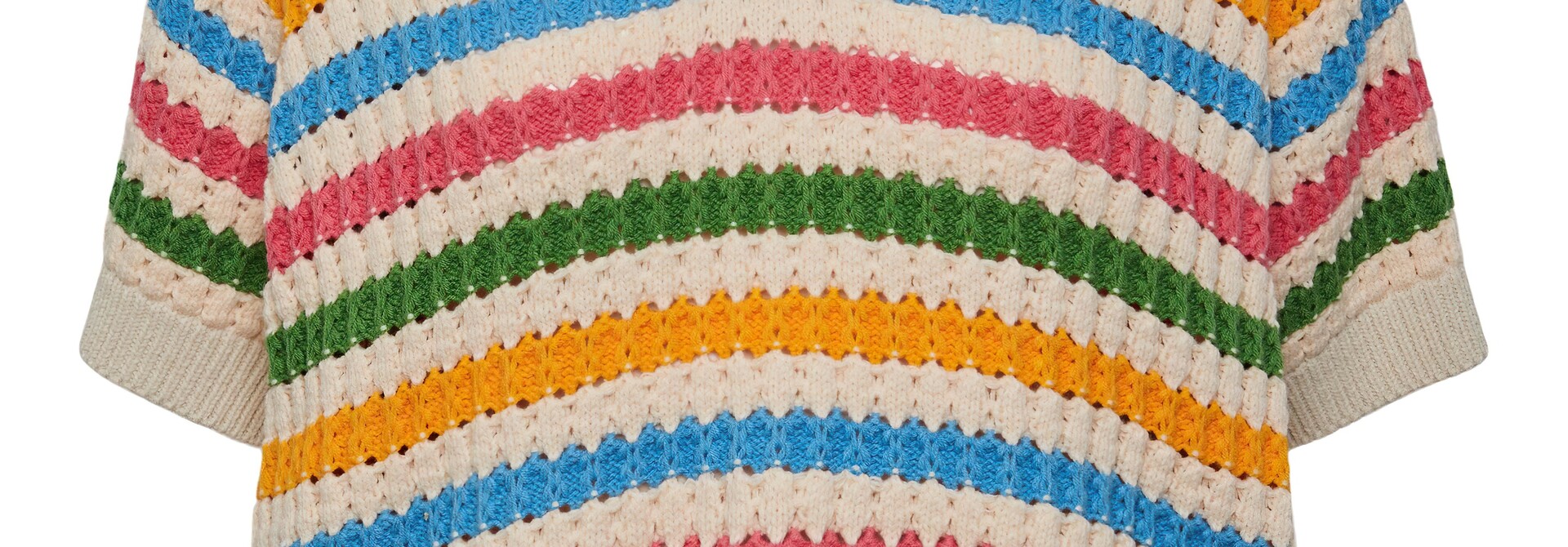 ♣ Yasafa Art School Cropped Knit Top