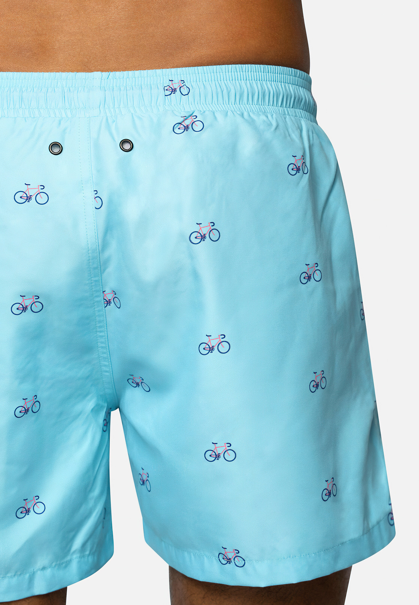 ♣ Bicycle Blues Swim Shorts-3