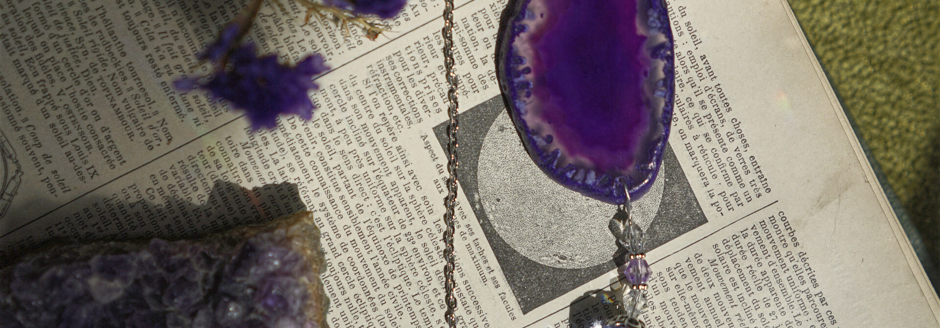 Agate Suncatcher PURPLE