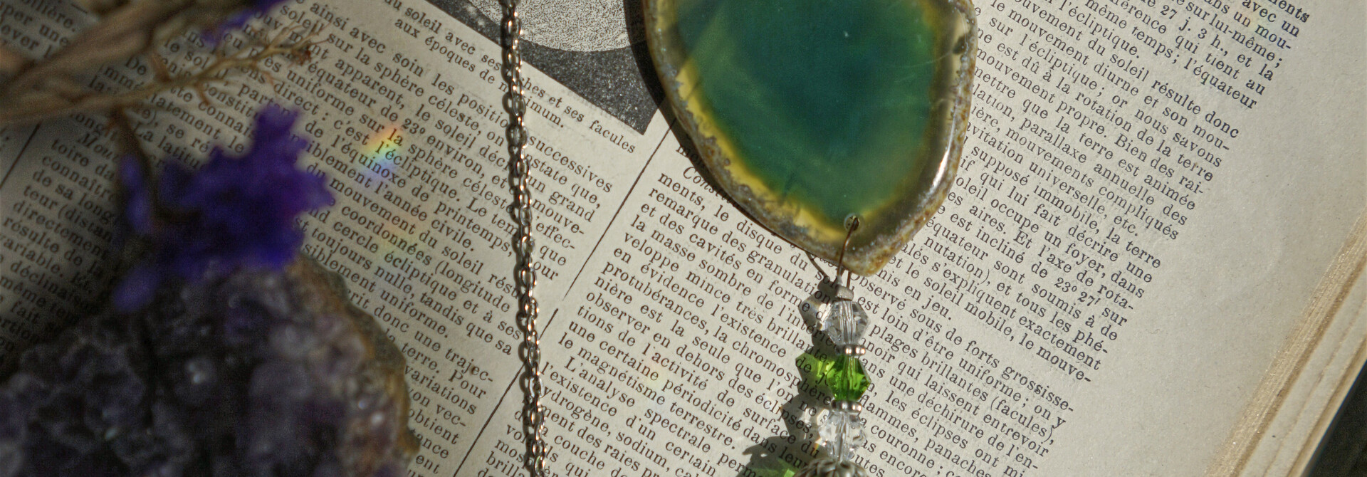 Agate Suncatcher GREEN