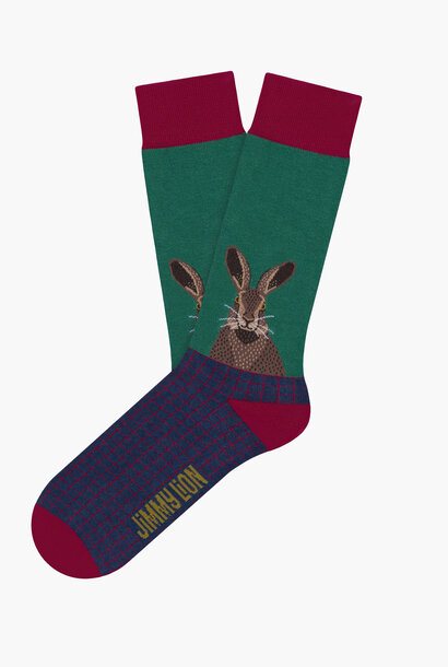 ♣ Hare Head Socks