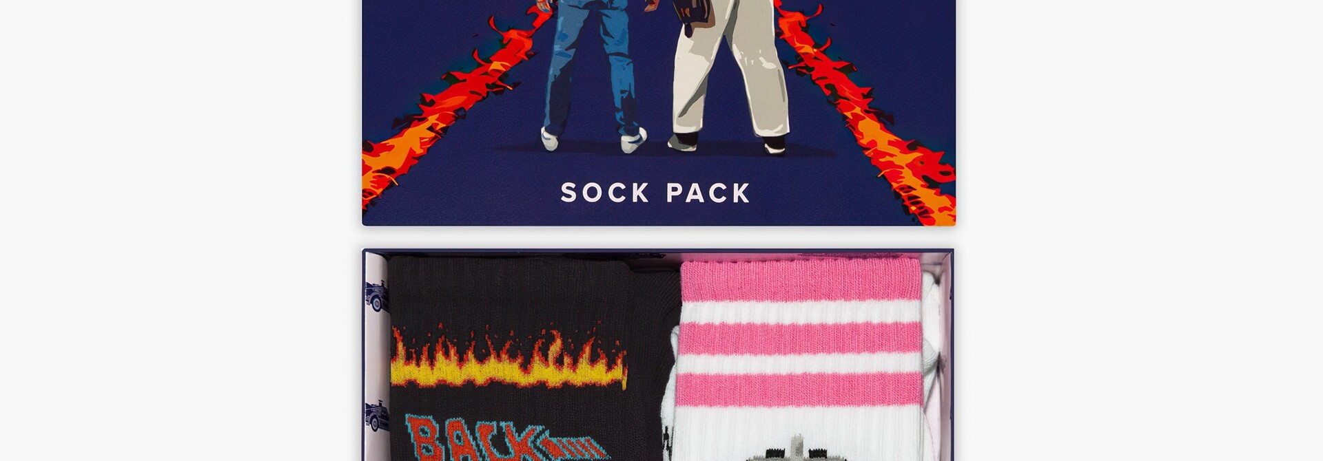 ♣ Back To The Future Sock Box