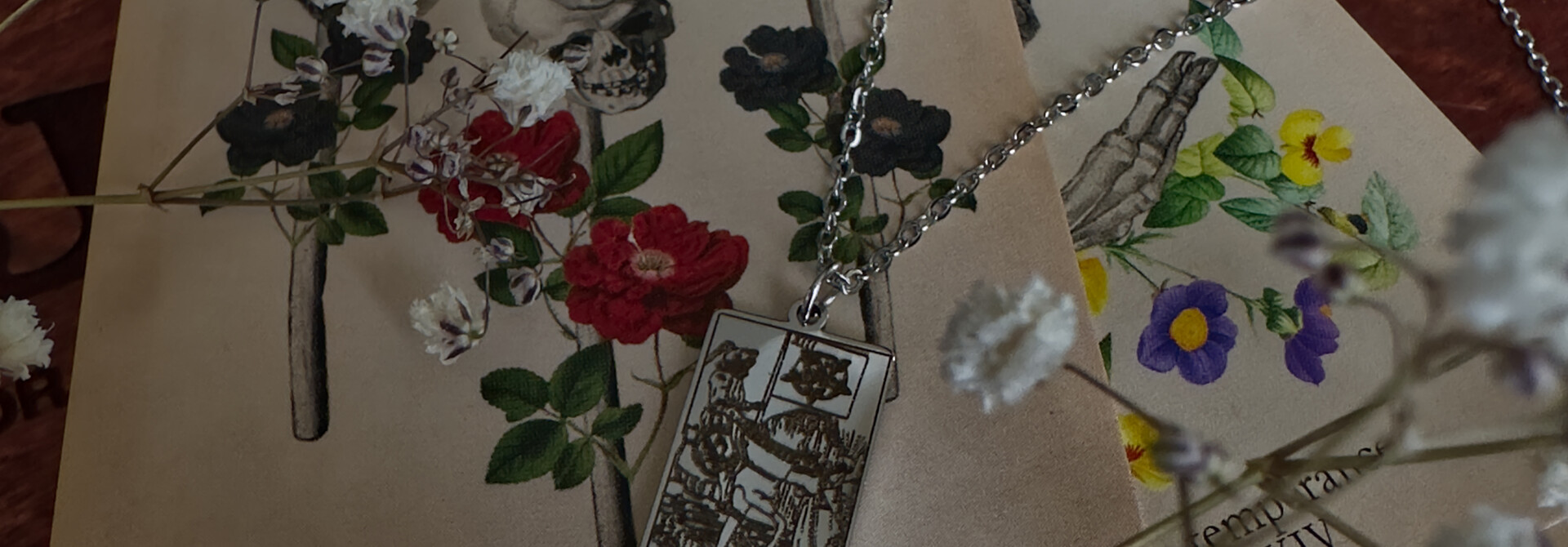 DEATH Tarot Ketting - ZILVER