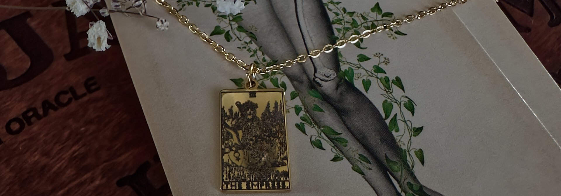 THE EMPRESS Tarot Ketting - GOUD