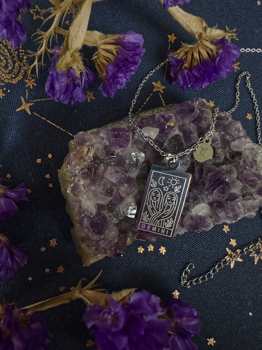 Sterrenbeeld Ketting TWEELING - Zilver