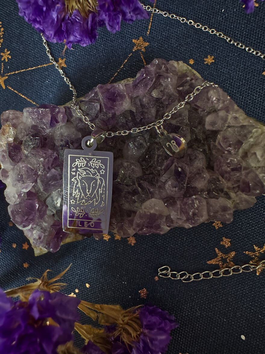 Sterrenbeeld Ketting LEEUW - Zilver