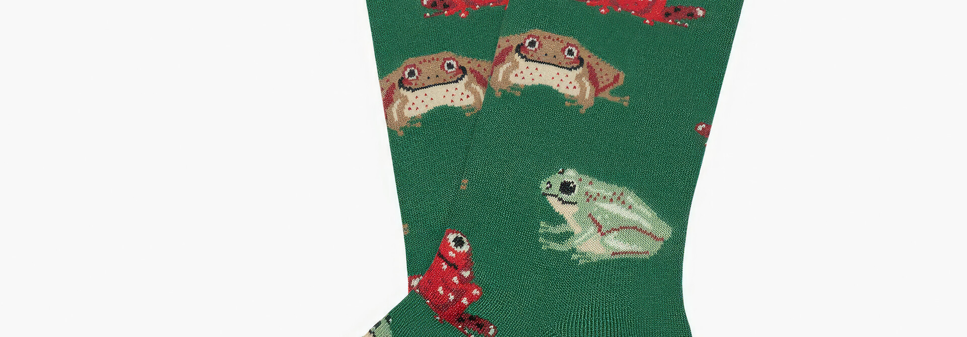 ♣ Green Frogs Socks