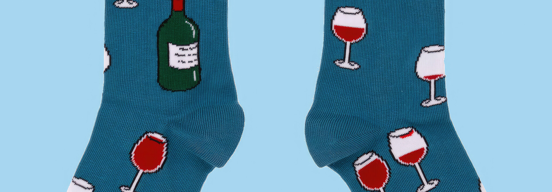 ♣ Petrol Wine Socks