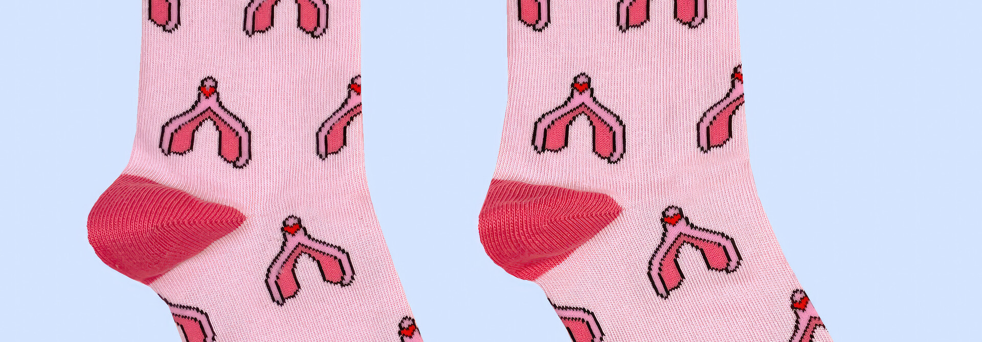 ♣ Pink Clitoris Socks