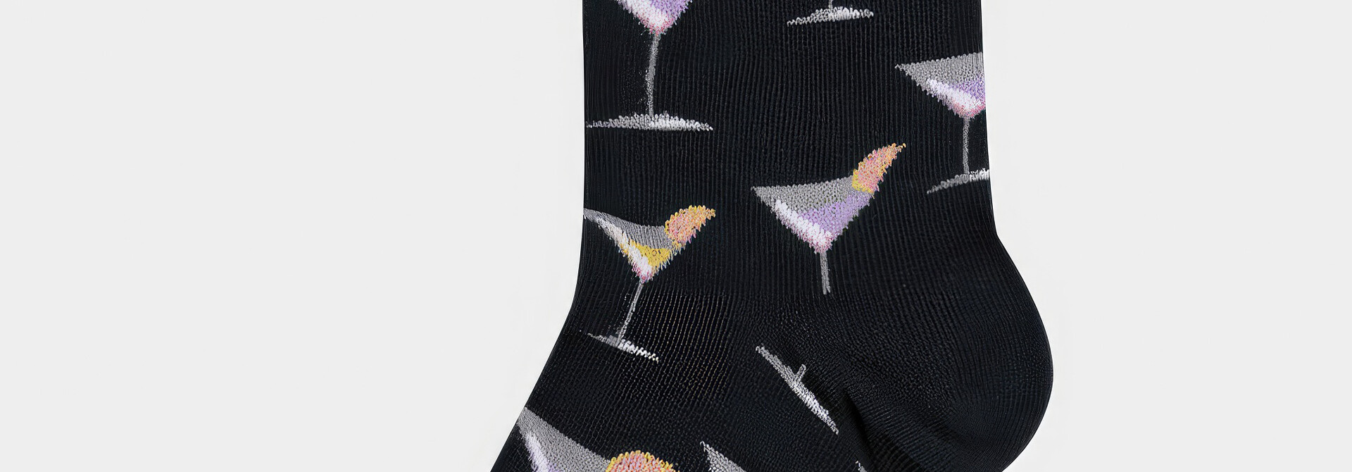 ♣ Sigtuna Black Cocktail Socks