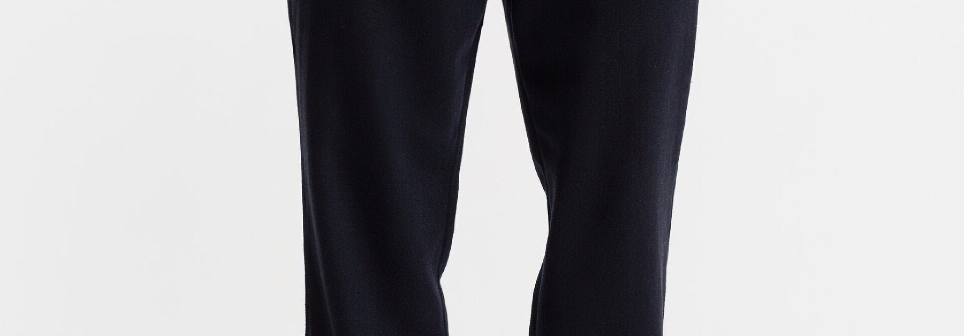 ♣ Navy Herringbone Trousers