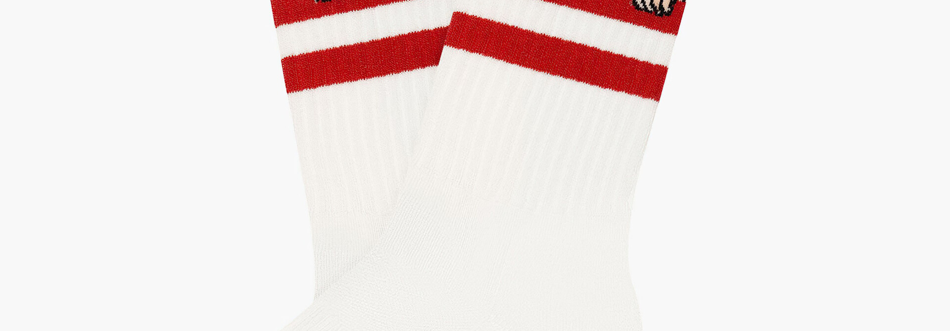 ♣ White Athletic Wally Socks