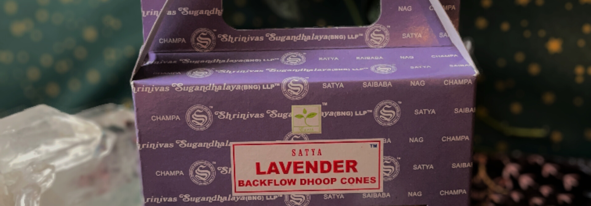 Satya Backflow Incense Cones - Lavender
