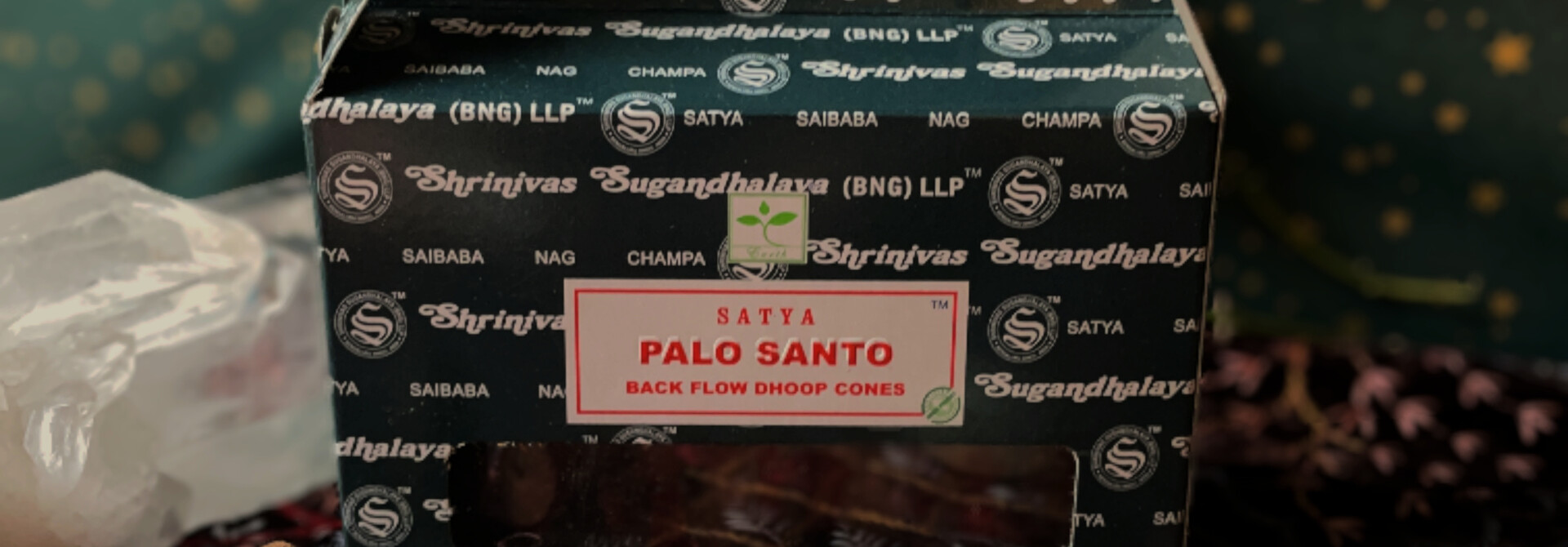 Satya Backflow Incense Cones - Palo Santo
