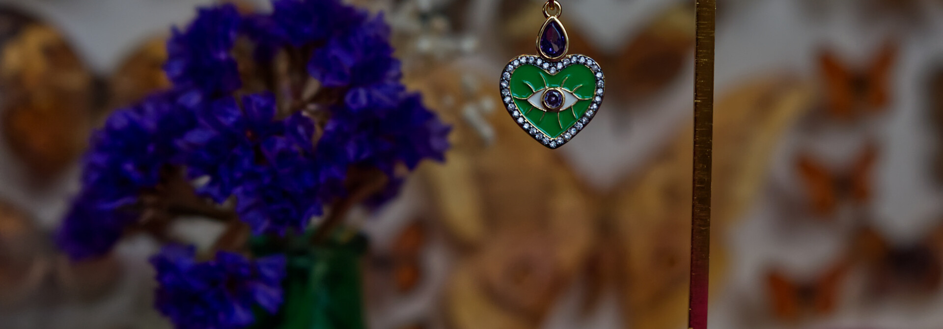 Sacred Heart Earring (a piece)